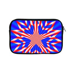 Star Explosion Burst Usa Red Apple Macbook Pro 13  Zipper Case by Wegoenart