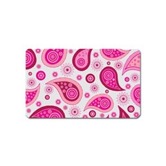 Paisley Pattern Art Background Magnet (name Card) by Wegoenart