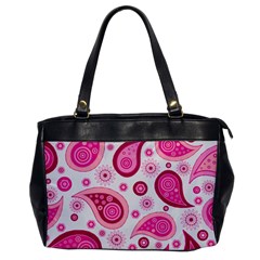 Paisley Pattern Art Background Oversize Office Handbag by Wegoenart