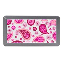 Paisley Pattern Art Background Memory Card Reader (mini) by Wegoenart