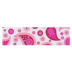 Paisley Pattern Art Background Satin Scarf (oblong) by Wegoenart