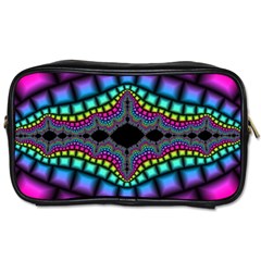 Fractal Art Artwork Digital Art Toiletries Bag (one Side) by Wegoenart