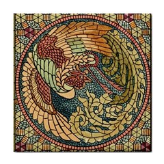 Wings Feathers Cubism Mosaic Tile Coasters by Wegoenart