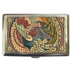 Wings Feathers Cubism Mosaic Cigarette Money Case by Wegoenart