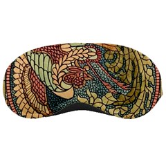 Wings Feathers Cubism Mosaic Sleeping Masks by Wegoenart