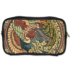 Wings Feathers Cubism Mosaic Toiletries Bag (one Side) by Wegoenart