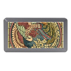 Wings Feathers Cubism Mosaic Memory Card Reader (mini) by Wegoenart