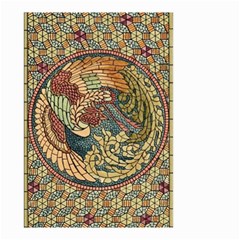 Wings Feathers Cubism Mosaic Small Garden Flag (two Sides) by Wegoenart