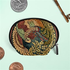 Wings Feathers Cubism Mosaic Accessory Pouch (small) by Wegoenart