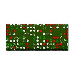 1960 s Christmas Background Hand Towel by Wegoenart