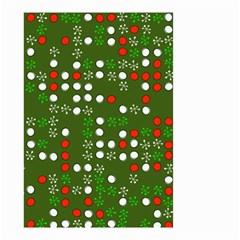 1960 s Christmas Background Small Garden Flag (two Sides) by Wegoenart