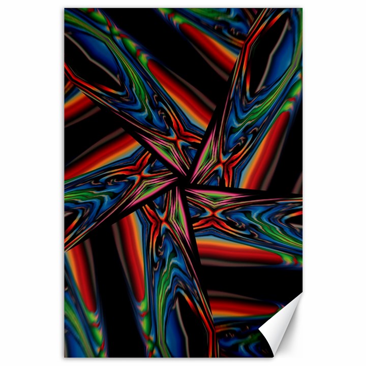 Abstract Art Pattern Canvas 12  x 18 