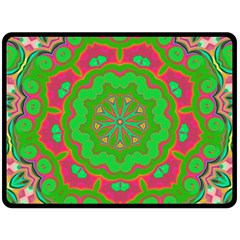 Abstract Art Abstract Background Pattern Double Sided Fleece Blanket (Large) 