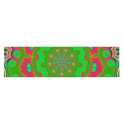 Abstract Art Abstract Background Pattern Satin Scarf (Oblong)