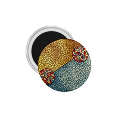 Background Cubism Circle Shape 1 75  Magnets by Wegoenart