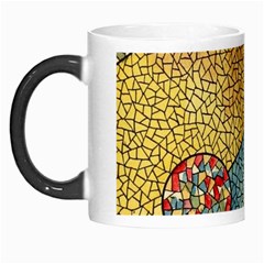 Background Cubism Circle Shape Morph Mugs by Wegoenart