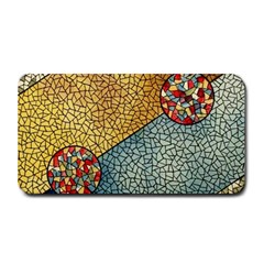 Background Cubism Circle Shape Medium Bar Mats by Wegoenart