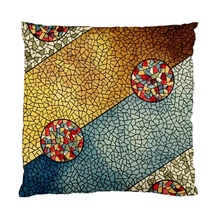 Background Cubism Circle Shape Standard Cushion Case (One Side)