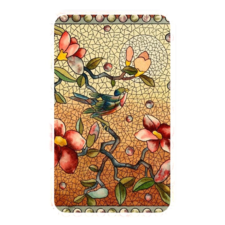 Flower Cubism Mosaic Vintage Memory Card Reader (Rectangular)