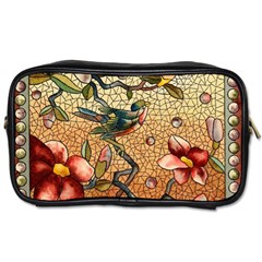 Flower Cubism Mosaic Vintage Toiletries Bag (one Side) by Wegoenart