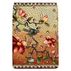 Flower Cubism Mosaic Vintage Removable Flap Cover (l) by Wegoenart