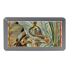 Fish Underwater Cubism Mosaic Memory Card Reader (mini) by Wegoenart