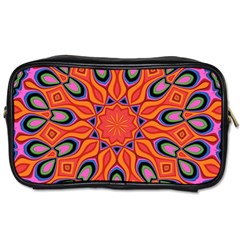 Art Abstract Background Pattern Toiletries Bag (one Side) by Wegoenart