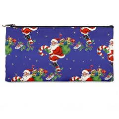 Christmas Vintage Santa Background Pencil Cases by Wegoenart