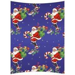 Christmas Vintage Santa Background Back Support Cushion by Wegoenart