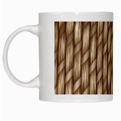 Woven Rope Texture Textures Rope White Mugs by Wegoenart