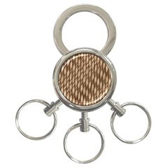 Woven Rope Texture Textures Rope 3-ring Key Chains by Wegoenart