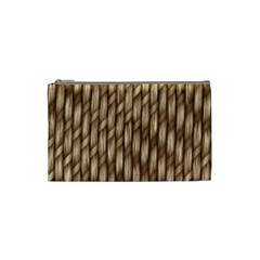 Woven Rope Texture Textures Rope Cosmetic Bag (small) by Wegoenart