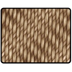 Woven Rope Texture Textures Rope Fleece Blanket (medium)  by Wegoenart