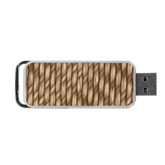 Woven Rope Texture Textures Rope Portable Usb Flash (one Side) by Wegoenart