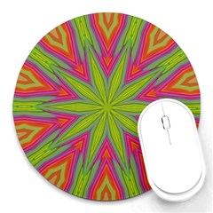 Abstract Art Abstract Background Round Mousepads