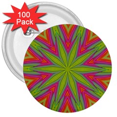 Abstract Art Abstract Background 3  Buttons (100 pack) 