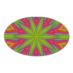 Abstract Art Abstract Background Oval Magnet