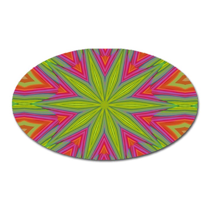 Abstract Art Abstract Background Oval Magnet