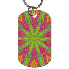 Abstract Art Abstract Background Dog Tag (One Side)