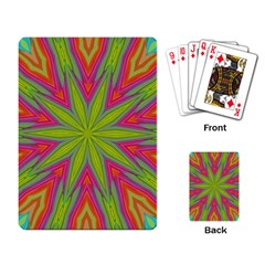 Abstract Art Abstract Background Playing Cards Single Design