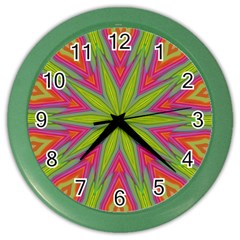 Abstract Art Abstract Background Color Wall Clock