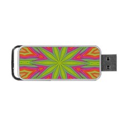 Abstract Art Abstract Background Portable USB Flash (One Side)