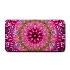 Flower Mandala Art Pink Abstract Medium Bar Mats by Wegoenart