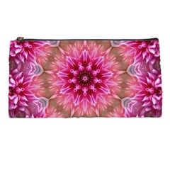 Flower Mandala Art Pink Abstract Pencil Cases by Wegoenart