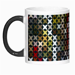 Christmas Cross Stitch Background Morph Mugs by Wegoenart