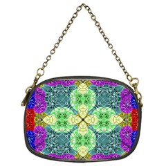 Flower Design Design Artistic Chain Purse (one Side) by Wegoenart