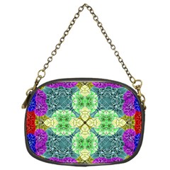 Flower Design Design Artistic Chain Purse (two Sides) by Wegoenart