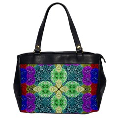 Flower Design Design Artistic Oversize Office Handbag by Wegoenart