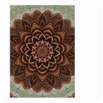 Abstract Art Texture Mandala Large Garden Flag (Two Sides) Front