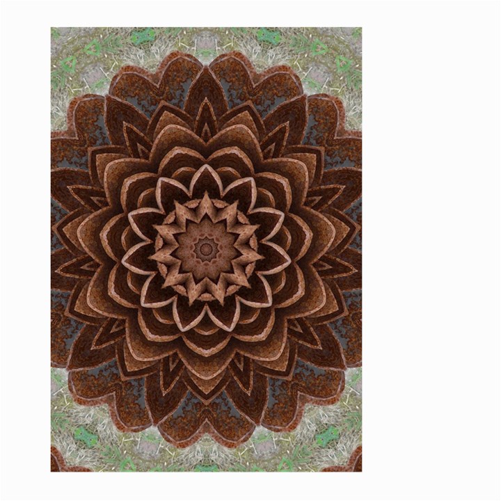 Abstract Art Texture Mandala Large Garden Flag (Two Sides)